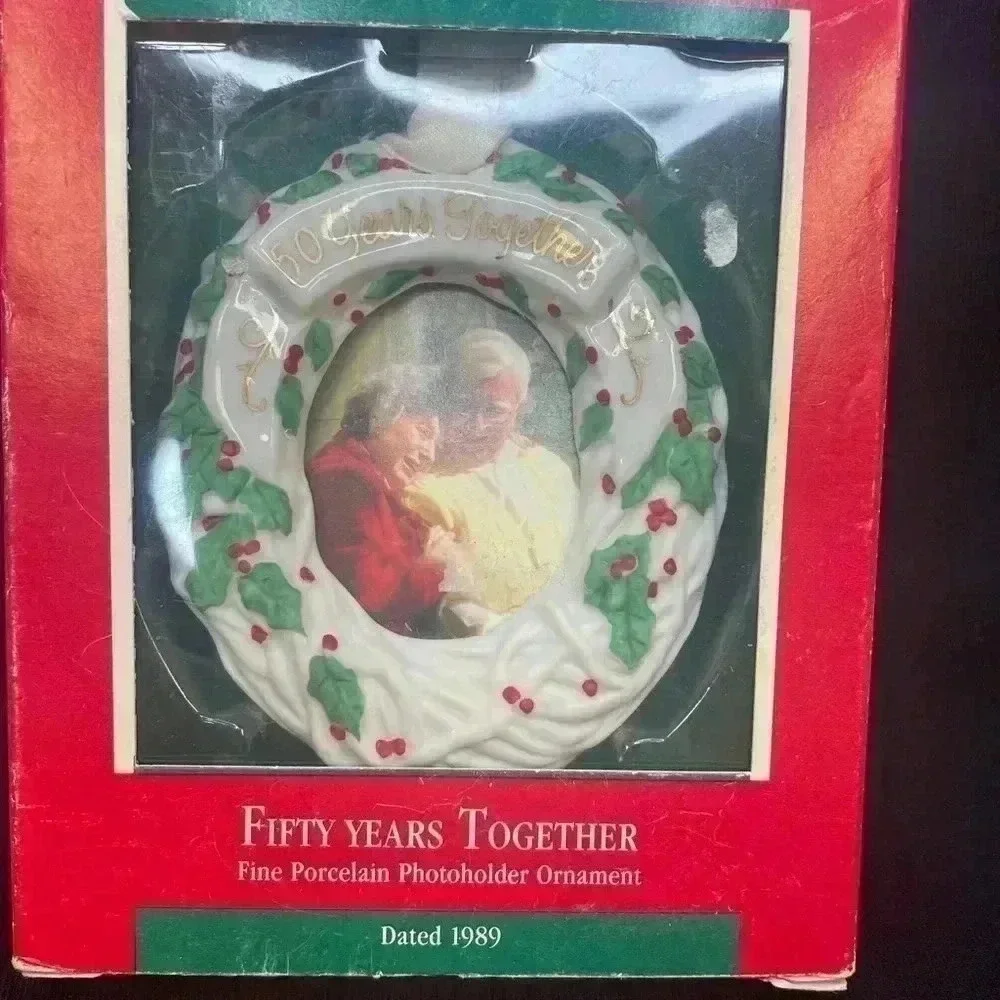 50 years together Christmas Keepsake ornament 1989